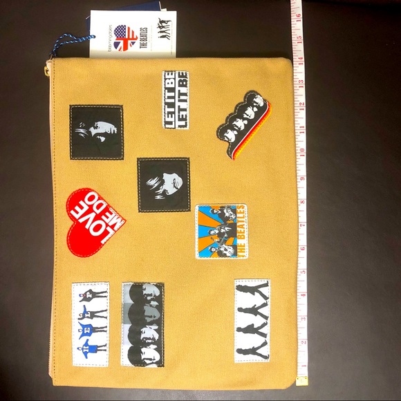 The Beatles Patches BriefCase - Picture 2 of 3